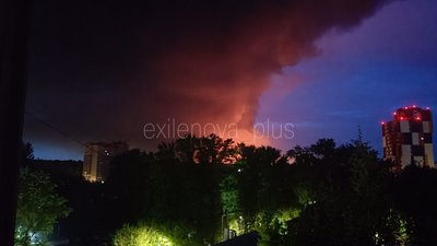 Рязанський НПЗ після дронової атаки