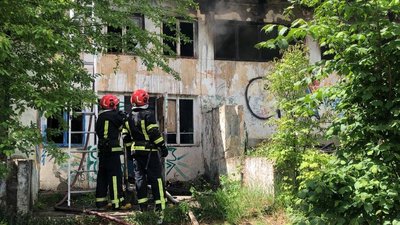 У Львові внаслідок пожежі в закинутій будівлі загинув 13-річний хлопець