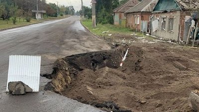 Внаслідок обстрілу Слов'янська постраждали приватні будинки та територія цегельного заводу