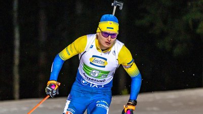 Віталій Мандзин на стартовому етапі Кубка світу в Естерсунді в сезоні 2025/26