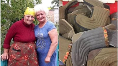 "Допомагатиму військовим, доки буду жити": пенсіонерка з Клинців шиє теплі речі для бійців