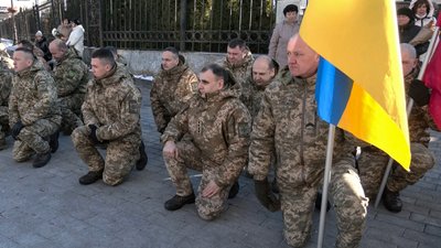 Прощання з Федором Мельничуком і Сергієм Олексюком у Луцьку, 21 лютого 2025