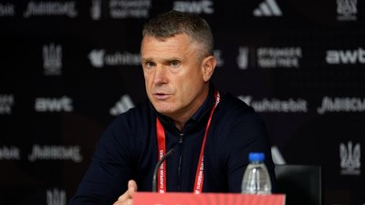 Сергій Ребров, головний тренер збірної України з футболу