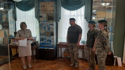 Експонати від миколаївських морпіхів поповнили фонд Музею суднобудування і флоту Експонати від миколаївських морпіхів поповнили фонд Музею суднобудування і флоту