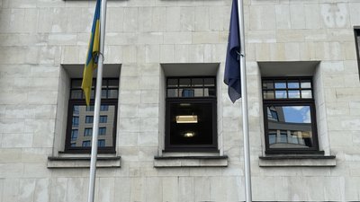 Пошкоджена внаслідок атаки РФ будівля ВАКС. Київ, 15 червня 2026 року