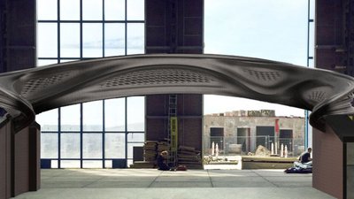 В Амстердамі відкрили перший у світі сталевий міст, надрукований на 3D-принтері