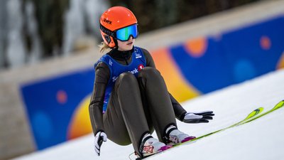 Українська лижна двоборка Каріна Козлова