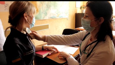 Вінницькі рятувальники отримали другу дозу вакцини Pfizer Вінницькі рятувальники отримали другу дозу вакцини Pfizer