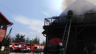 На Прикарпатті горіло кафе