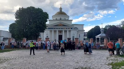 Протокол про хуліганство на священника, що застосував вогнегасник у храмі в Білій Церкві