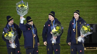 Збірна Швеції з біатлону отримала "бронзу" Олімпіади-2010