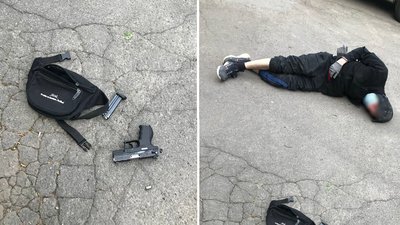 Махав пістолетом: у Рівному поліція затримала озброєного чоловіка