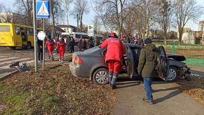 ДТП з маршруткою у Черкасах: є травмовані ДТП з маршруткою у Черкасах: є травмовані