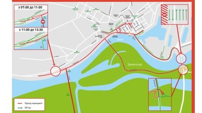 У Києві обмежать рух 18-19 вересня через марафон. Перелік вулиць