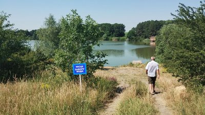 Річка Лозуватка, з якої мала йти вода для зрошення поля Річка Лозуватка, з якої мала йти вода для зрошення поля