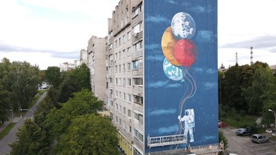 У Вінниці в рамках проєкту VIN-ART-CITY намалювали чотири мурали У Вінниці в рамках проєкту VIN-ART-CITY намалювали чотири мурали