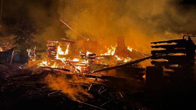 Пожежа через російський удар