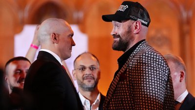 Олександр Усик та Тайсон Ф'юрі