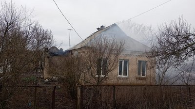 Пожежі на Запоріжжі через обстріли РФ, 16 лютого