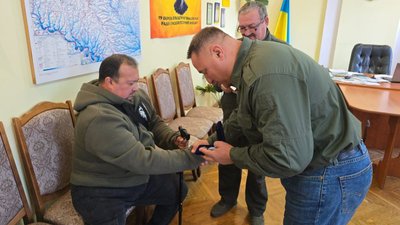 Нагородження Андрія Крупка
