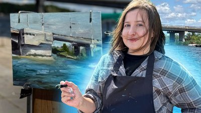 художниці щотижня влаштовують пленери та відтворюють міські пейзажі
