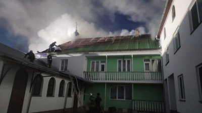 У селі Дубрівка Хустського району сталася пожежа у жіночому монастирі