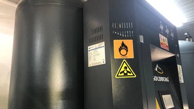 Киснева станція в Ужгородській міській лікарні може забезпечити киснем до 47 точок Киснева станція в Ужгородській міській лікарні може забезпечити киснем до 47 точок