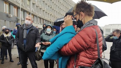 У Сумах влаштували акцію протесту проти обмежень для бізнесу У Сумах влаштували акцію протесту проти обмежень для бізнесу