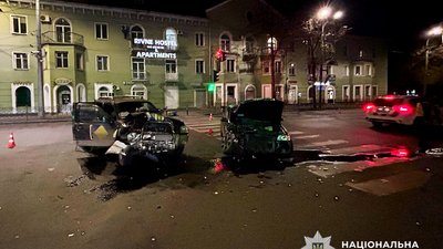 Травмовані троє людей через ДТП у Рівному