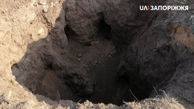 В Запорізькій області розграбували курган