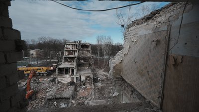 київський район, харків, розбитий будинок