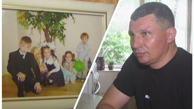 "Її немає, але вона завжди з нами". Вінничанин Ігор Бурдейний після смерті дружини виховує 6 дітей