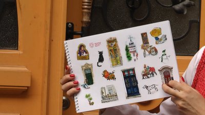 В Івано-Франківську презентували інтерактивну розмальовку про архітектуру міста В Івано-Франківську презентували інтерактивну розмальовку про архітектуру міста