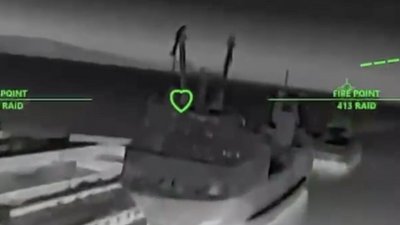 413 полк СБС оприлюднив відео ураження трьох поромів у Керчі