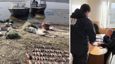 Поліцейські у Кіровоградській області використовували службові авто та човен для риболовлі Поліцейські у Кіровоградській області використовували службові авто та човен для риболовлі