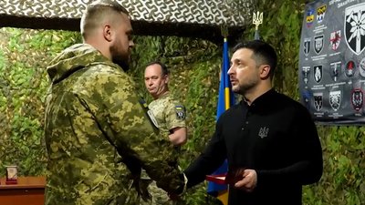 Військові 128 Закарпатської бригади отримали державні нагороди від Зеленського