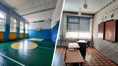 шкільна спортзала, клас школи