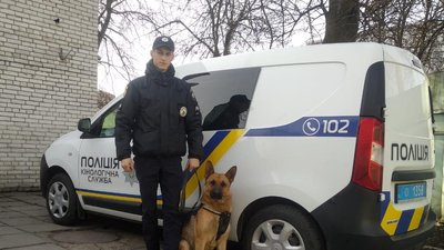 Поліцейська собака Кері розшукала жінку на Львівщині Поліцейська собака Кері розшукала жінку на Львівщині