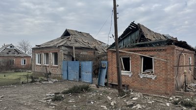 Наслідки російського обстрілу в Слов'янську