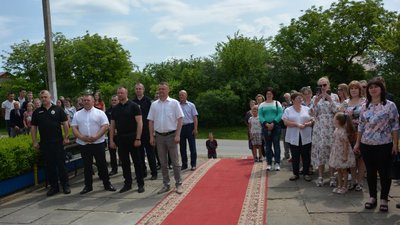 Учасники відкриття поліцейської станції Учасники відкриття поліцейської станції