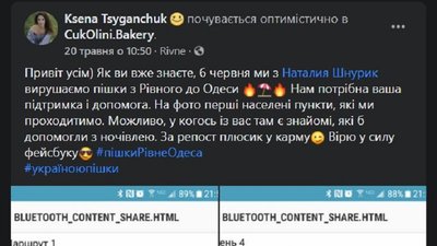 Письменниця з Рівного вирушає до Одеси пішки. Хто йде з нею Письменниця з Рівного вирушає до Одеси пішки. Хто йде з нею