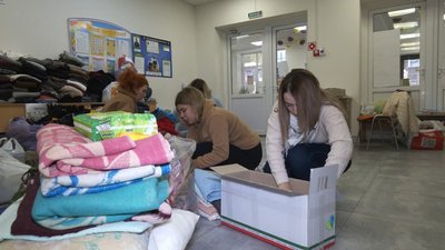 Волонтери збирають допомогу для військових на базі одеського Європейського ліцею