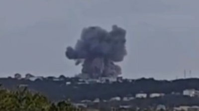 Пожежа в районі Балаклави, окупований Севастополь, 1 липня 2024 року