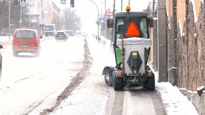 Снігопад у Вінниці