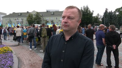 Прощання із бійцями Костянтином Гнітецьким та Валентином Гмираком Прощання із бійцями Костянтином Гнітецьким та Валентином Гмираком