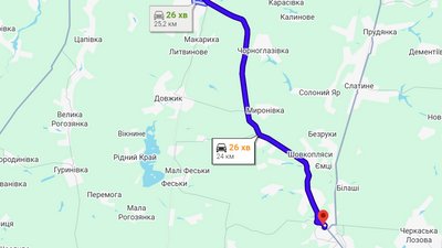 Траса з Золочева до Дергачів перебуває під ударом російських дронів