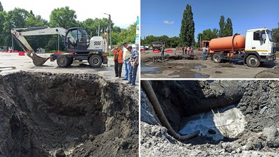 У Кропивницькому рух на ділянці, де ремонтують водогін, перекрили через незаплановані роботи У Кропивницькому рух на ділянці, де ремонтують водогін, перекрили через незаплановані роботи