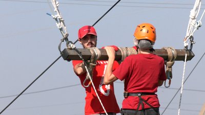 Американський волонтер в Золотоноші