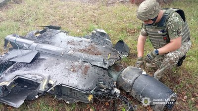 БпЛА на Чернігівщині: вибухотехніки знешкодили бойову частину збитого безпілотника