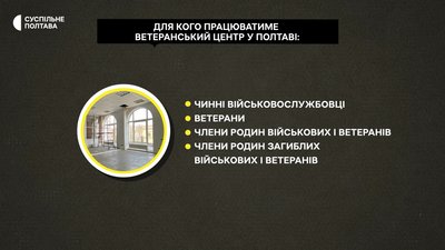 У Полтаві готують приміщення центру для ветеранів та їхніх родин У Полтаві готують приміщення центру для ветеранів та їхніх родин